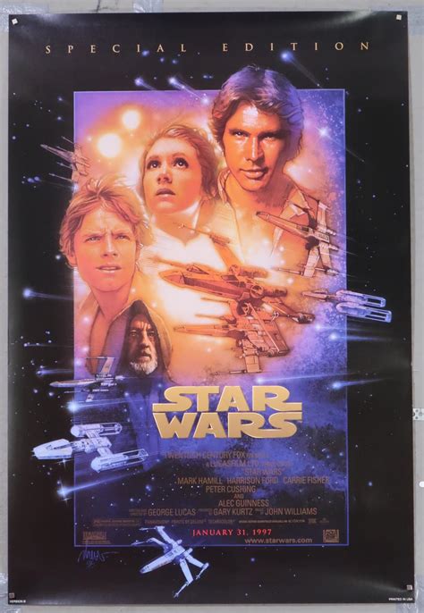 Star Wars Style B Advance Vintage Movie Poster At