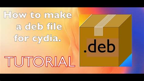 How To Make A Deb File For Cydia Iphone Only Tutorial Youtube