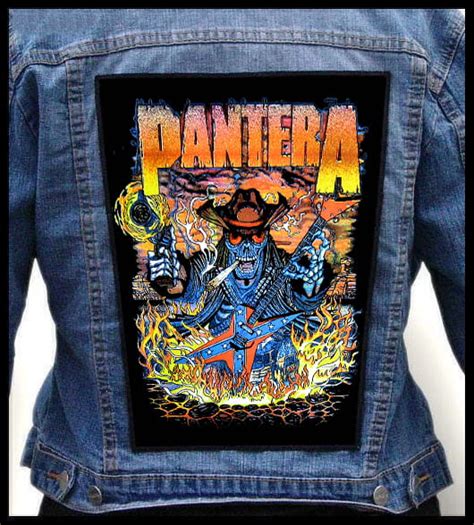 Pantera Cowboy Photo Quality Printed Back Patch King Of Patches