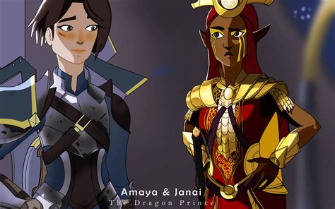 Amaya And Janai From The Dragon Prince By Loxias18 On Deviantart