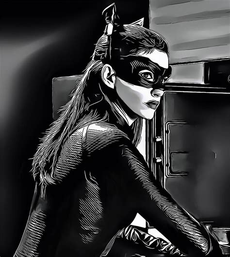 Catwoman Digital Art By Michele Poenicia Fine Art America