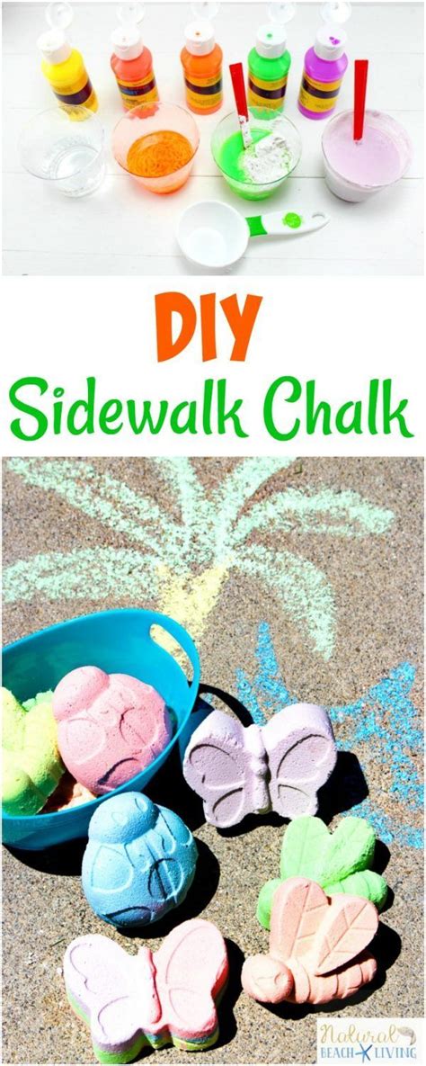 How To Make Diy Sidewalk Chalk Kids Will Love Homemade Sidewalk Chalk