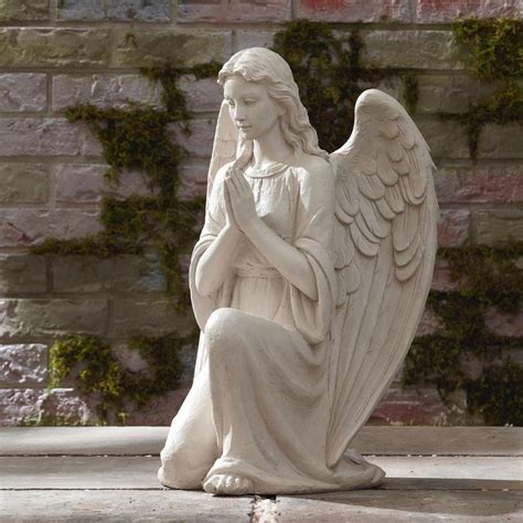 Check out 21 in. Kneeling Angel Statue - ShopYourWay | Angel sculpture