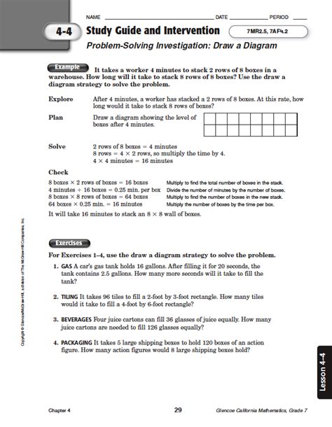 Quia Class Page Math Chapter 4