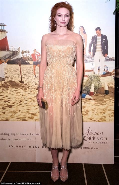 Eleanor Tomlinson Stuns In Glittering Nude Gown In London Daily Mail Online