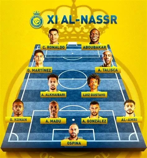 Al Nassr Team Lineup Image To U