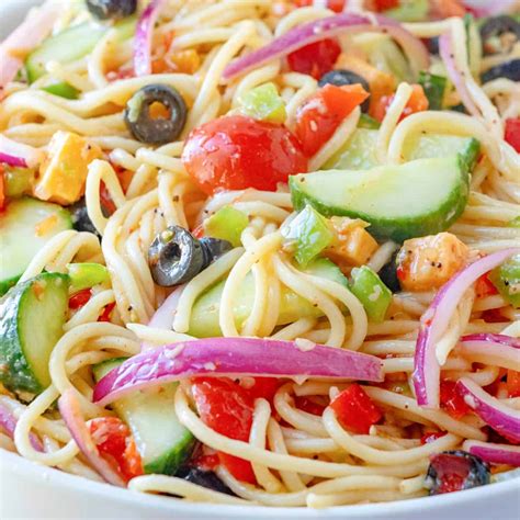 Tutustu 51 Imagen Spaghetti Pasta Salad Recipe Abzlocal Fi