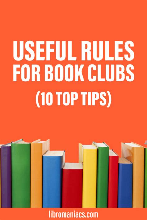 10 Rules And Expectations For A Smooth Running Book Club