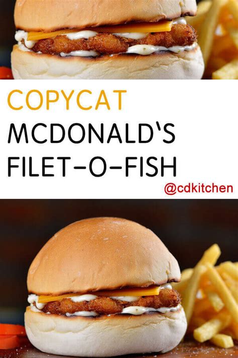 If it were you in that sandwich you wouldn't be laughing at all! Copycat McDonald's Filet-O-Fish Recipe | CDKitchen.com