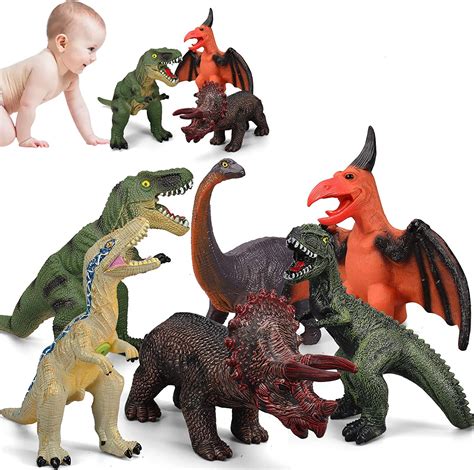 Buy Gzsbaby 6 Piece Jumbo Dinosaur Toys For Kids And Toddlers 13 17
