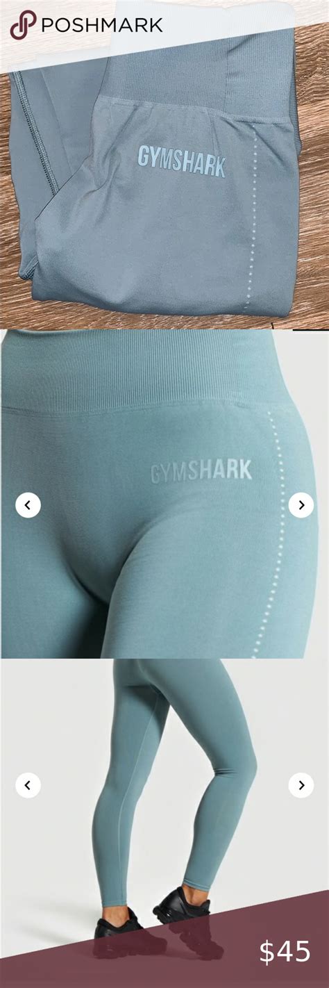 NEW Gymshark Lightweight Seamless Tights Turquoise Gymshark Leggings