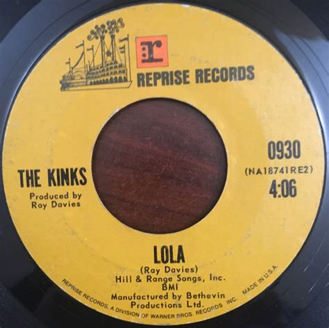 The Kinks Lola 1970 Vinyl Discogs