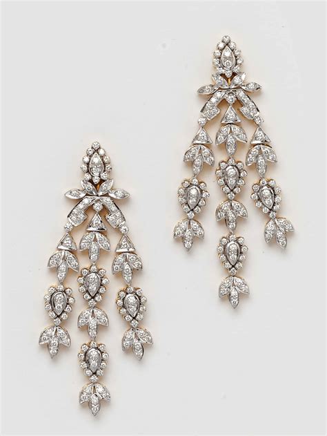 Bib Earrings By Sampat Jewelers Inc