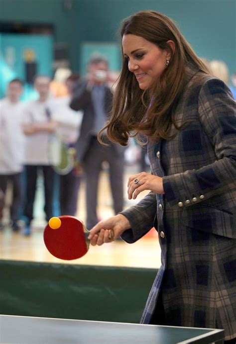 Ping Pong Kate Middleton Playing Sports Pictures Popsugar