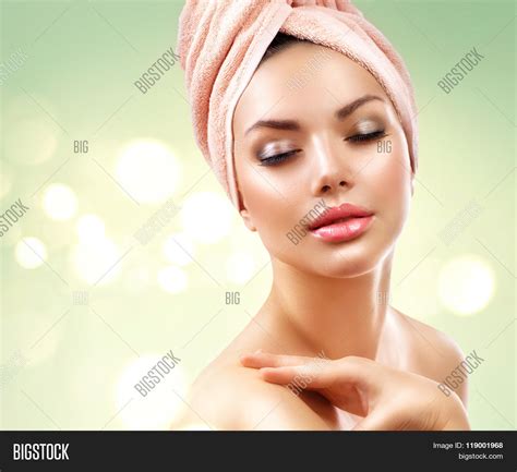 Spa Woman Beautiful Image And Photo Free Trial Bigstock