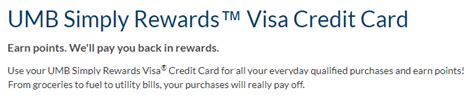 Maybe you would like to learn more about one of these? United Bank of Missouri Simply Rewards Visa Credit Card ...