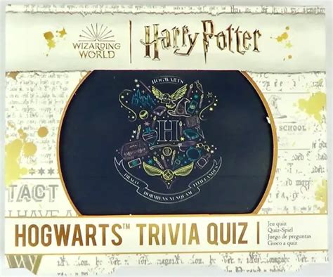 Harry Potter Hogwarts Trivia Quiz Game Wizarding World Childrens T