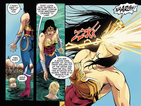 Wonder Woman Sucker Punches Aquaman Comicnewbies