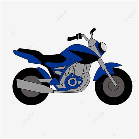 Blue Motorcycle Clipart Transparent Background Blue Motorcycle Clip