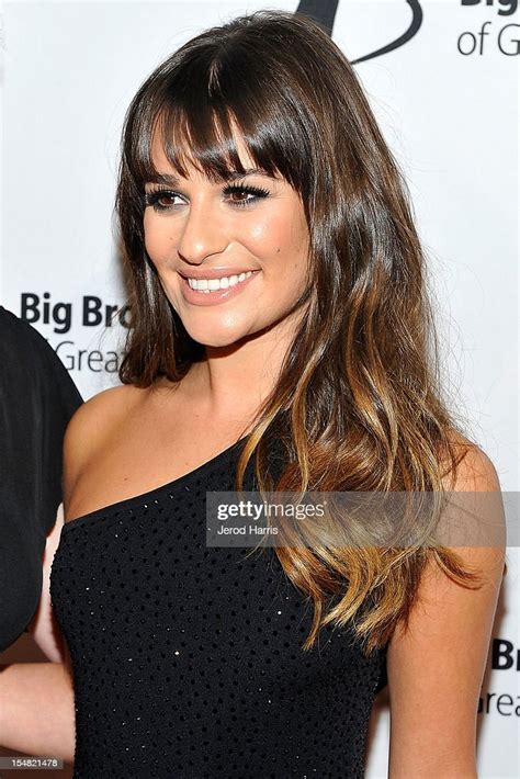 Actress Lea Michele Arrives At The Big Brothers And Big Sisters Of