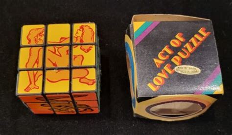 Sex Position Rubiks Game Cube Vintage Erotica Act Of Love 1982 Rare