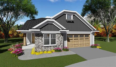 2016 comes with its new trends and approach for side entry garage house plans. 2 Bed Craftsman with Angled Side Entry - 890009AH ...