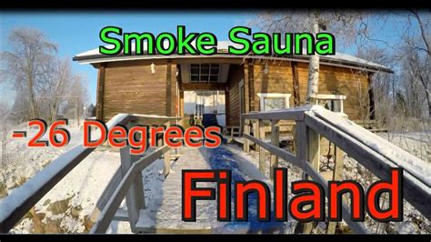 Smoke Sauna Bastu In Nokia Finland Halkoniemen Savusauna Youtube
