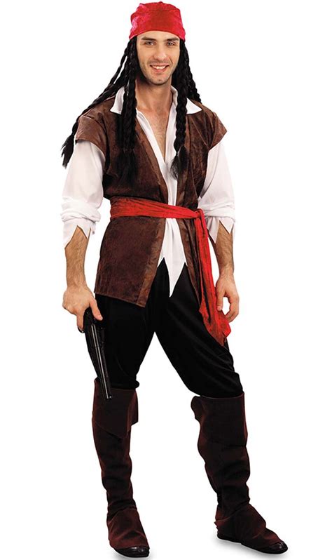 Disfraz De Pirata Trotamundos Para Adulto Disfraz De Pirata Disfraz