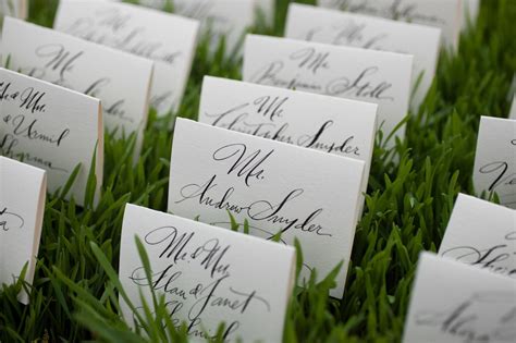 Set The Stage For Your Reception Seating Cards