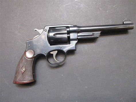 Smith And Wesson Triple Lock Revolver 44 Spec 65 Barrel Dom 1908