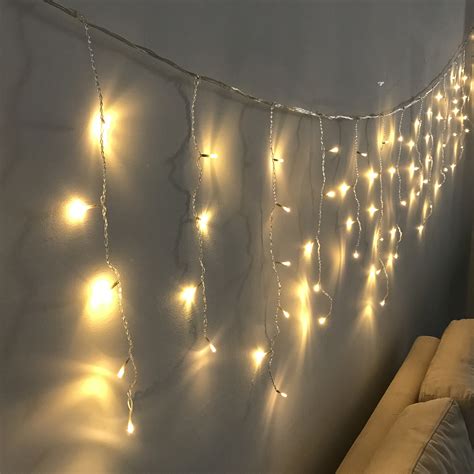 Ac220v 2m06m Led Curtain String Light Holiday Christmas Home Warm