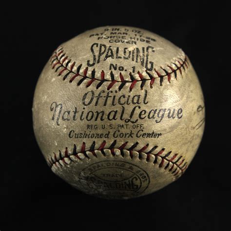 Lot Detail 1911 33 Spalding Official National League Baseball