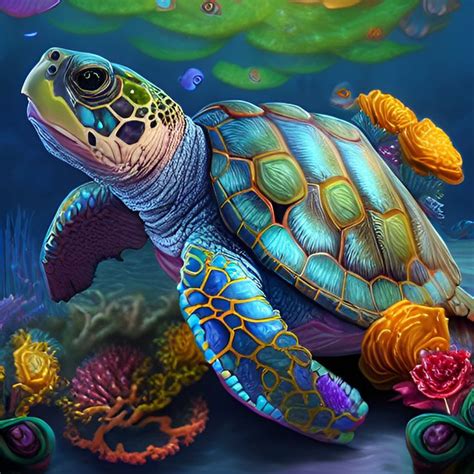 Sea Turtle Pictures Turtle Images Sea Turtle Artwork Turtle Painting