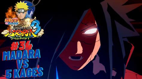 Madara Uchiha Vs 5 Kages Naruto Shippuden Ultimate Ninja Storm 3 Fb