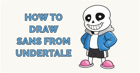 How To Draw Sans From Undertale Really Easy Drawing Tutorial