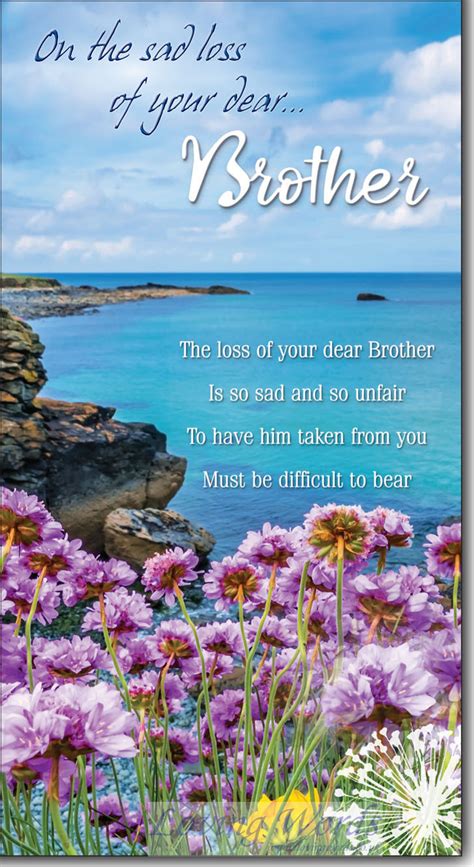 Loss Of Brother Greeting Cards By Loving Words