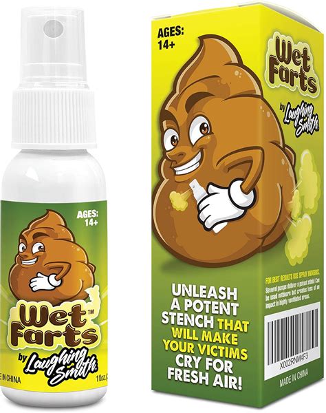 Wet Farts Potent Ass Fart Spray Extra Strong Stink Hilarious Gag Ts And Pranks For Adults