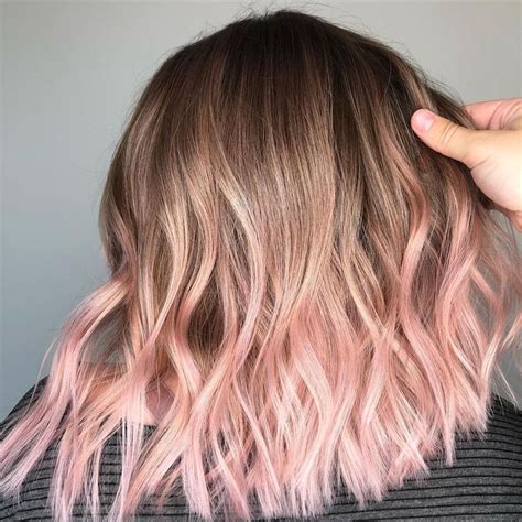 24 rose gold balayage hair ideas for a subtle hint of pink