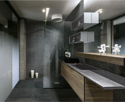 Pour votre cuisine ou votre salle de bains, il faut un carrelage résistant à l'humidité. Mosaïque sol et mur Idea gris fonce multiformat | Leroy ...