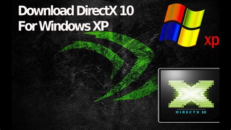 Note that the directx runtime (direct3d, directinput, directsound) is not part of this package as it is included as part of the windows operating system, and therefore cannot be installed or uninstalled. Download DirectX 10 on Windows XP - YouTube