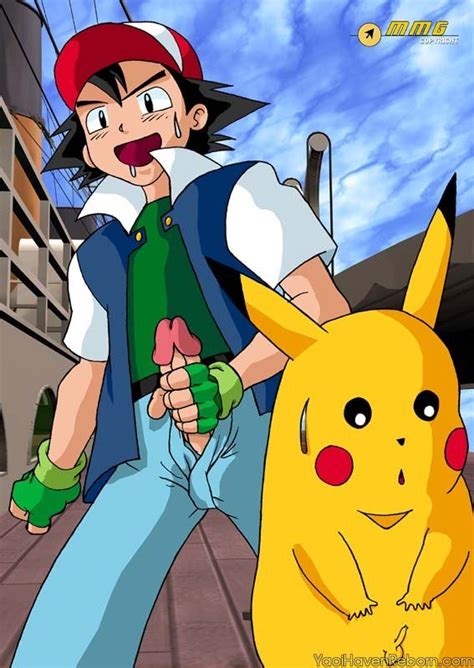 Ash Ketchum pelado em fotos Pokémon Gay Foto de Penis