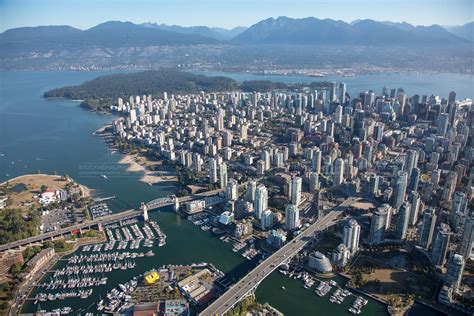 Aerial Photo Downtown Vancouver