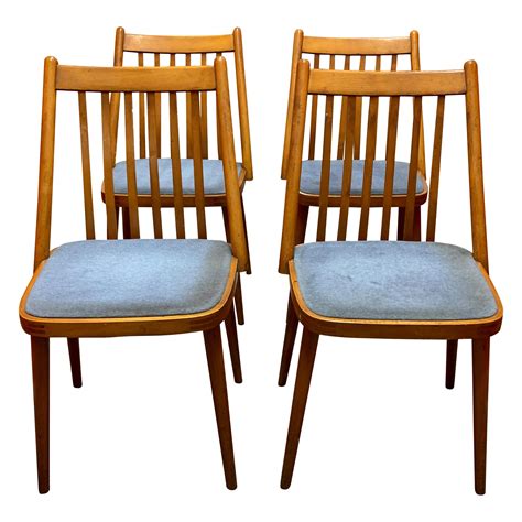 Set Of 4 Midcentury Danish Dining Chairs For Sale At 1stdibs