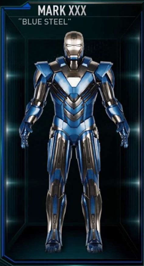 Iron Man Mark 30 Blue Steel Iron Man Iron Man Armor Iron Man Suit
