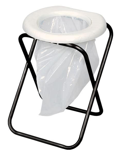 Portable Toilet Disposable Bag Style With Folding Frame For Camping