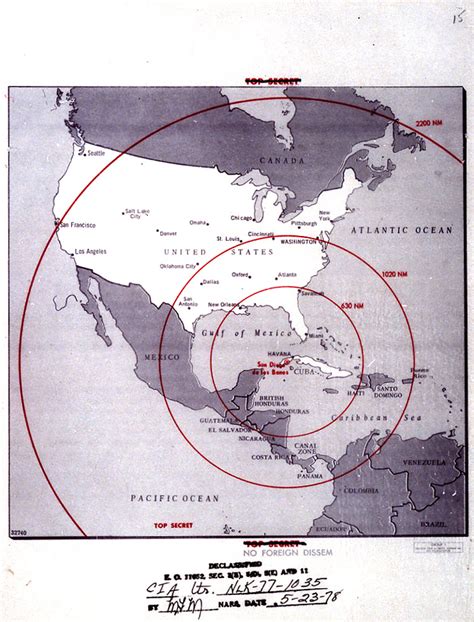 Map Of The Range Of Nuclear Missiles In Cuba 1962 World History Commons