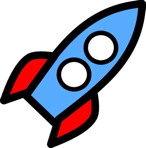 Two Window Rocket Clip Art at Clker.com - vector clip art ...