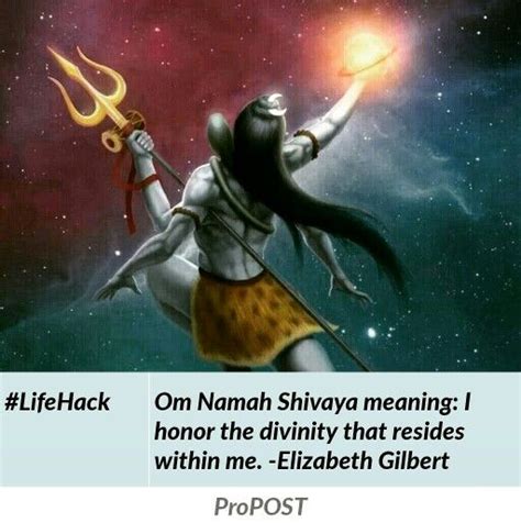 Om Namah Shivaya Meaning I Honor The Divinity That Resides Within Me