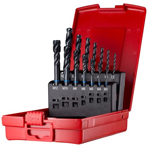 Dormer L114305 Tap And Drill Set 14 Pieces All Industrial Tool Supply