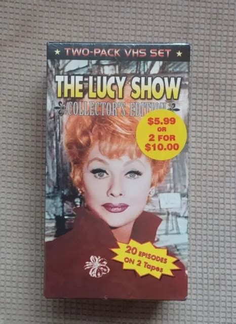 The Lucy Show Collectors Edition 2 Pack Vhs Set Brand New Factory